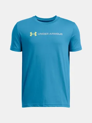 Produktbild von Under Armour Jungen T-Shirt Ua B Logo Wordmark Ss 1389963-452__YLG
