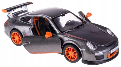 Produktbild von Kinsmart Porsche 911 GT3 RS Modellauto Metall 1:36 Silber