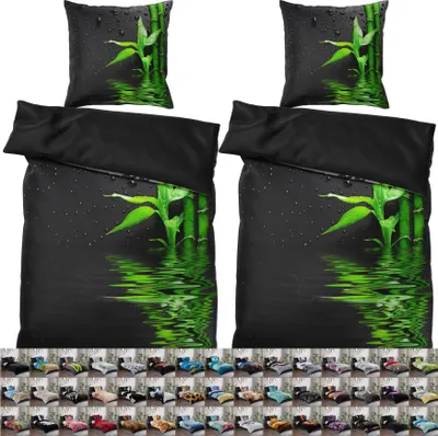 Obrázek produktu pro SANILO® Ložní prádlo 135x200 cm, 100% nejjemnější bavlna, 4-dílné, povlak na peřinu, povlak na polštář 80x80 cm - Virella