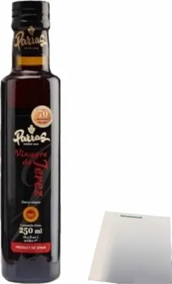 Produktbild von Parras Vinagre de Jerez Sherry-Essig (250ml Flasche) + usy Block