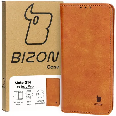 Produktbild von Bizon Case Pocket Pro Motorola Moto G14 braun
