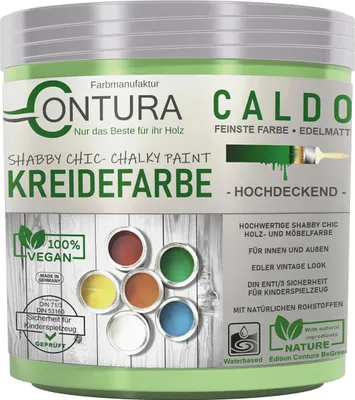 Produktbild von Contura BeGreen 250ml. Kreidefarbe Shabby Chic Möbellack - 33 Venice Green