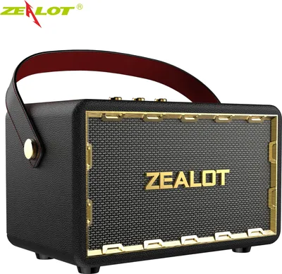 Produktbild von MT01 Vintage BT-Lautsprecher, kabelloser Stereolautsprecher mit droehnendem 60-W-Sound, 15 Stunden Wiedergabezeit, tragbare Handlautsprecher fuer zu Hause und im Freien
