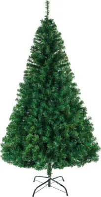 Produktbild von 4 Fuß künstlicher Weihnachtsbaum, Weihnachtskiefer mit 230 Zweigspitzen und stabilem Metallständer