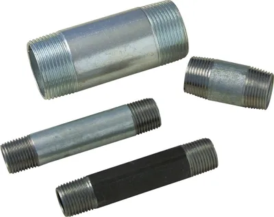 Produktbild von Atusa Rohrdoppelnippel Nr. 23 schwarz, 1 40mm