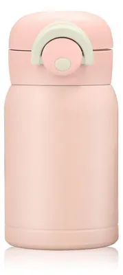 Immagine prodotto di Borraccia termica in acciaio inossidabile, 200 ml, color crema rosa, priva di BPA, a prova di perdite, con isolamento sottovuoto