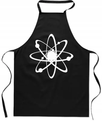 Image de HaftNadruk Tablier de Cuisine Imprimé Atom Cadeau