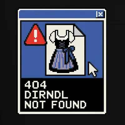 Immagine prodotto di 404: Dirndl non trovato. , Wiesn, abbigliamento tradizionale, pantaloni in pelle, Baviera, maglietta da donna, nera, taglia L
