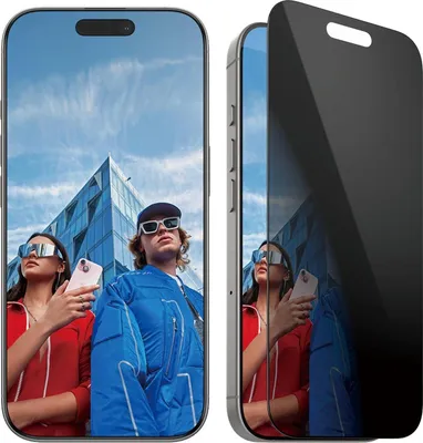 Obrázok produktu pre PanzerGlass - Ultra-Wide Fit Privacy ochranné sklo s inštalačným rámikom EasyAligner pre iPhone 16 Pro - čierne