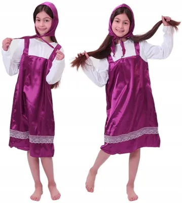 Obrázek produktu pro Hopki Dívčí kostým Masza na karneval 128/134 cm