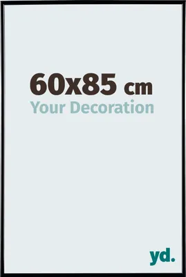 A graphic showing the dimensions of a picture frame and a placeholder for decoration.