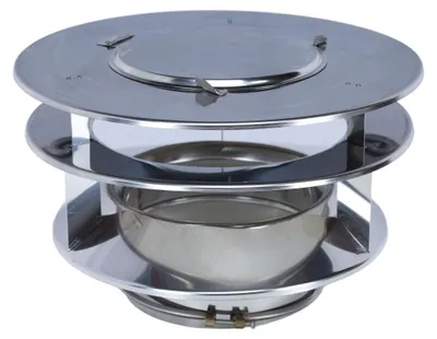 Produktbild von Regenhaube für Rauchsauger Ø 200 mm, Edelstahl