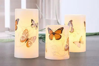 Obrázok produktu pre LED - voskové - sviečky - sada 3 - ks.