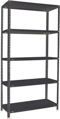 Produktbild von PROREGAL Schraubregal PANDA | HxBxT 180x90x50cm | Fachlast 100kg | Anthrazit