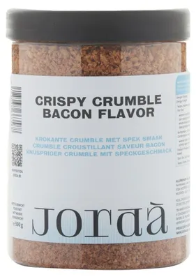 Obrázek produktu pro Jorda Crispy Bacon Crumble 500g – Křupavé kousky slaniny do salátů a polévek