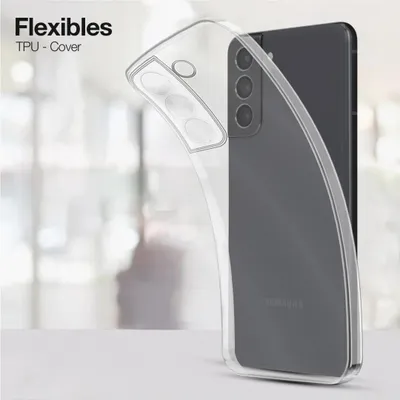 Produktbild von Slim Cover für Samsung Galaxy S21 FE Hülle Transparent Flexibel Elastisch Backcover Schutzhülle Handyhülle