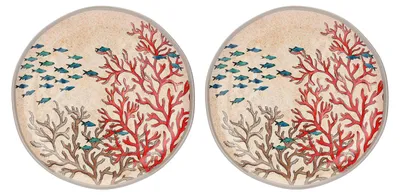 Produktbild von Rose&Tulipani Sea Life 2er Set Teller 27 cm R13320001M