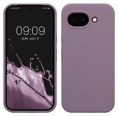 Image de Étui kwmobile pour Google Pixel 10a – Coque en silicone – Compatible avec la recharge sans fil – Étui de protection couleur Iris clair