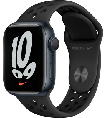 Produktbild von Apple Watch Nike Series 7 OLED 41 mm Schwarz GPS