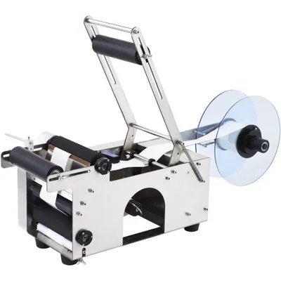 Immagine prodotto di Etichettatrice semiautomatica MT-50 per bottiglie - Applicatore di etichette
