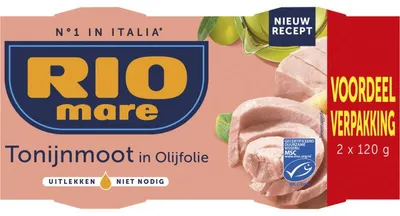 Produktbild von Rio Mare Thunfischfilet in Olivenöl, 2 x 120 g (240 g) Pack
