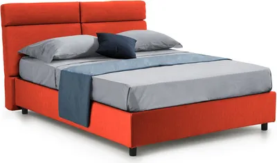 Produktbild von Annus – Doppelbett, Orange, Matratze Inklusive  Italy