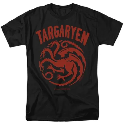 Produktbild von Game of Thrones - "The Fire And Blood" T-Shirt für Herren/Damen Uni TV37553 (5XL) (Schwarz)
