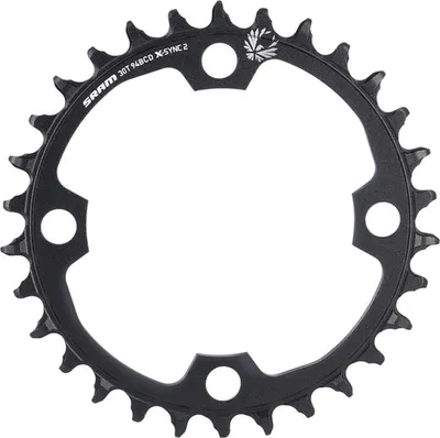 Zdjęcie produktu dla Tarcza Sram X-Sync 12-f. 30 t., czarna, aluminium, 94 mm, LightPwrd EMTB