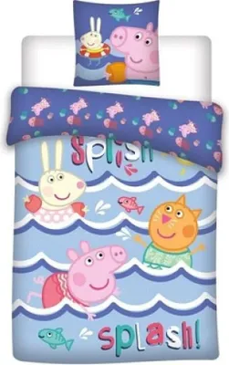 Produktbild von Peppa Wutz Pig Kinder Bettwäsche 2tlg Set 135/140x200 65x65 cm