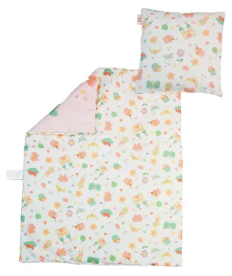 Immagine prodotto di Copriletto per bambole (44 x 34 cm) con cuscino