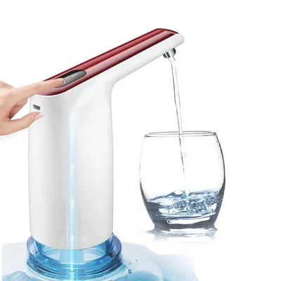 Produktbild von Kühler & Wasserspender Für Trinkwasser,Wasserflaschen Pumpe USB Wiederaufladbar,Tragbare Automatische Trinkpumpe, Wasserspender Für Zuhause,Büro,Küche