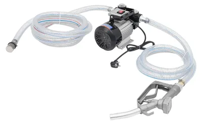 Produktbild von Kraftstoff-Umfüllpumpe - Elektrische Dieselölpumpe - 550W - 60L/min - 230V selbstansaugend - 5m Förderhöhe - 2800U/min