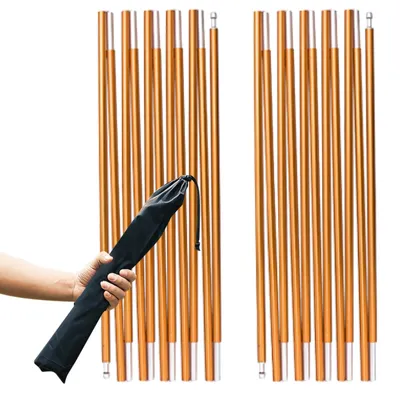 Image de Solidchoice - Kit de réparation pour poteaux de tente en aluminium (2 pièces)