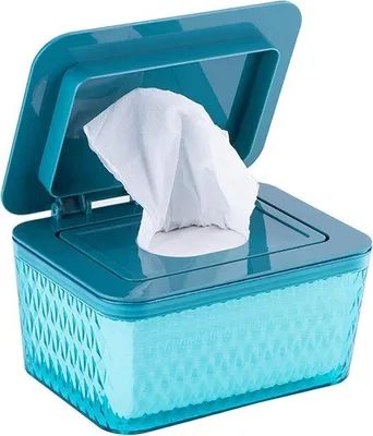 Image de Boîte à lingettes humides pour bébés, avec couvercle, boîte de voyage et de rangement pour lingettes humides, boîte pour lingettes humides réutilisable et rechargeable, distributeur portable de voyage et de lingettes humides pour enfants