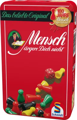 Immagine prodotto di Mensch ärgere dich nicht. Piccola edizione in scatola di latta