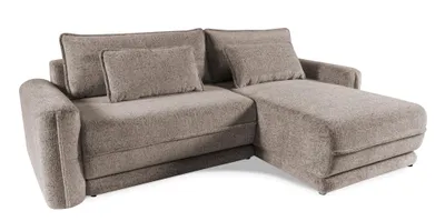 Produktbild von MASIVO Ecksofa mit Schlaffunktion Beige 264x172x93 cm – Universal Couch mit Bettfunktion 212x150 cm