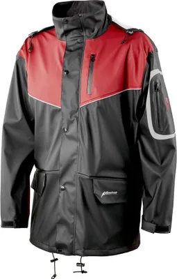 Produktbild von Albatros PolyurethanStretch-Regenjacke, 274770 schwarz rot-S
