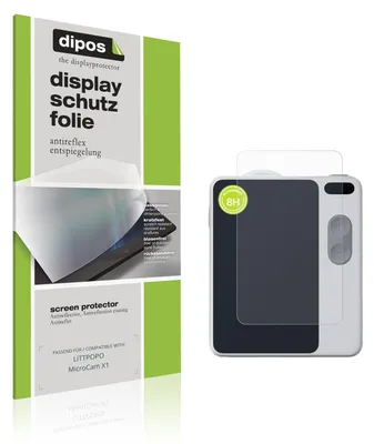Produktbild von 4x Schutzfolie für LiTTPOPO MicroCam X1 matt Displayschutzfolie Folie Display Schutz dipos
