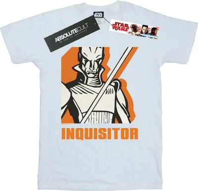 Obrázok produktu pre Star Wars - Pánske tričko "Rebels Inquisitor" BI47536 (M) (White)