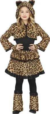 Produktbild von Leopard Kostüm Wildkatze Luna für Kinder
