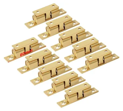 Obrázek produktu pro Zámek s dvojitou aretací pro dveře a skříně, průměr 60 mm, sada 10 kusů