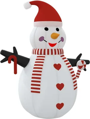 Immagine prodotto di The Living Store Pupazzo di neve gonfiabile con LED 250 cm