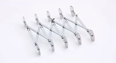 Produktbild von Teigschneider doppelseitig (gewellt / glatt), 5 Rädchen