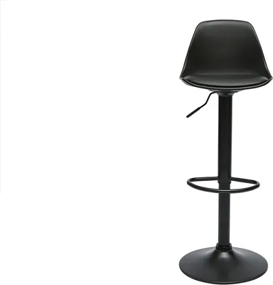 Produktbild von Miliboo - Design schwarze Barhocker (2er Set) STEEVY