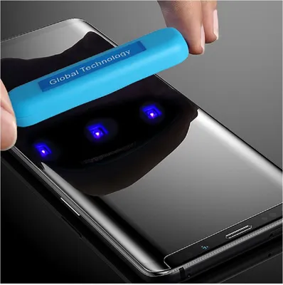 Zdjęcie produktu dla cofi1453 ochraniacz ekranu ze szkła pancernego do Samsung Galaxy S20 (G980F) z klejem i światłem UV 3D zakrzywiony ochraniacz ekranu ze szkła pancernego Pełne pokrycie