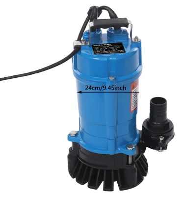 Immagine prodotto di Pompa sommergibile per acque reflue, potenza 750 Watt, elevata portata, colore blu
