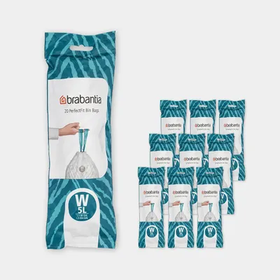 Produktbild von Brabantia Perfectfit Müllbeutel W 5 L. 200Stück (10x20)