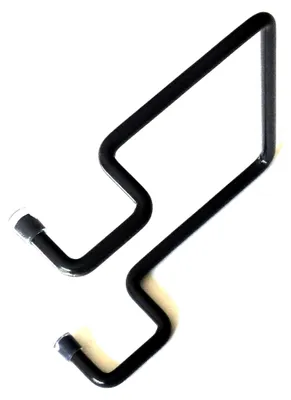 Produktbild von Seitliche Matratzenstopper für Metallrahmen, 30 x 30 mm, Grau, 4 Stück