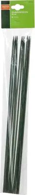 Image de Siena Garden 301-8720 Supports de plantes, bambou, 40 cm, vert (paquet de 10)