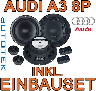 Produktbild von Autotek A 6.2Cs - 16,5cm Komposystem für Audi A3 8P - justSOUND